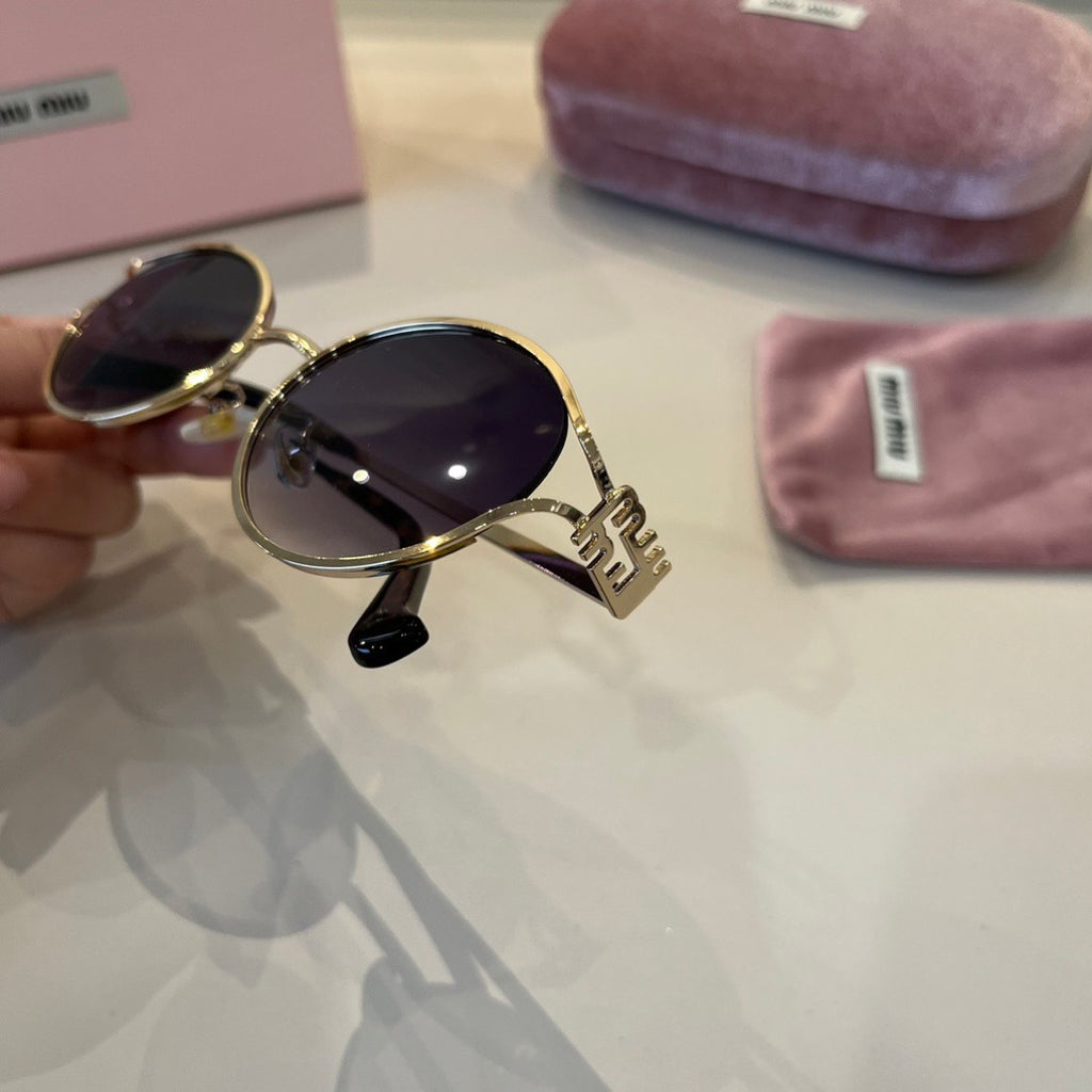Miu Miu Metal Fashion Purple Lens Sunglasses for Men & Women - 358671 - detail image 6