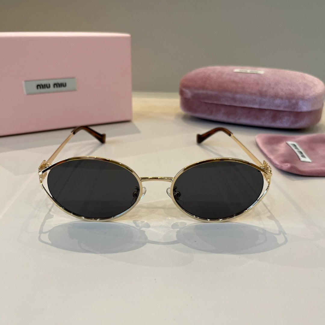 Miu Miu Metal Fashion Silver Lens Sunglasses for Men & Women - 358672 - detail image 2