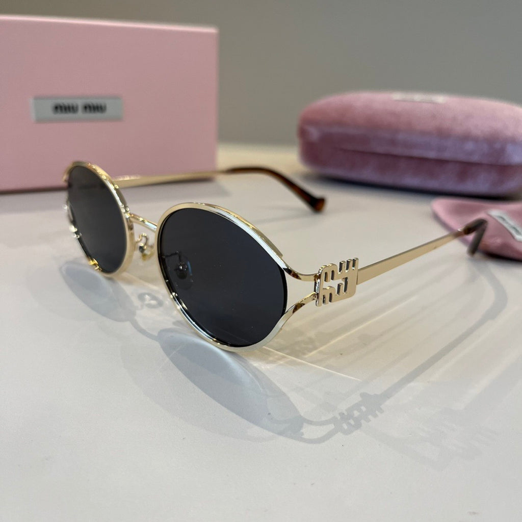Miu Miu Metal Fashion Silver Lens Sunglasses for Men & Women - 382964 - detail image 3