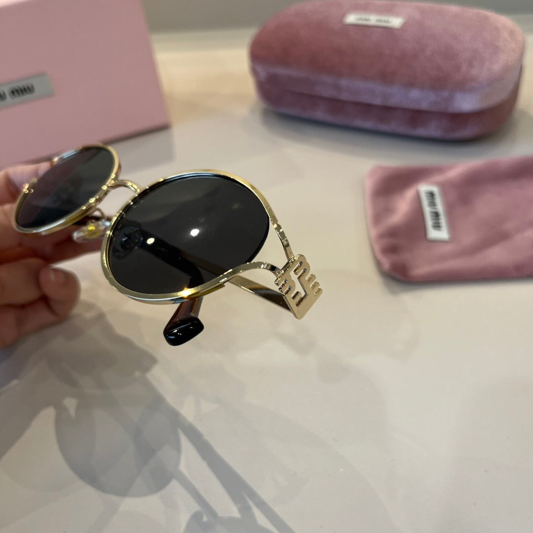 Miu Miu Metal Fashion Silver Lens Sunglasses for Men & Women - 358672 - detail image 6