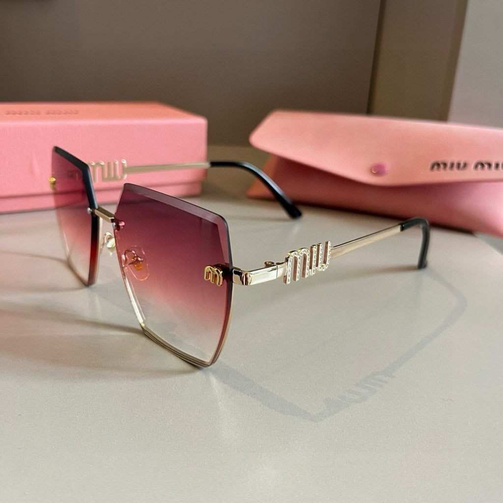 Miu Miu Fashion Red Lens Sunglasses for Men & Women - 998423 - detail image 3