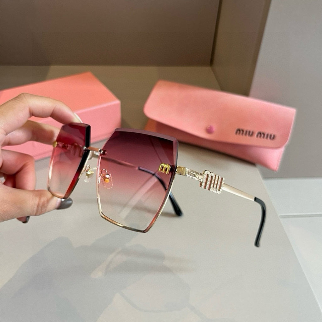 Miu Miu Fashion Red Lens Sunglasses for Men & Women - 998423 - detail image 2