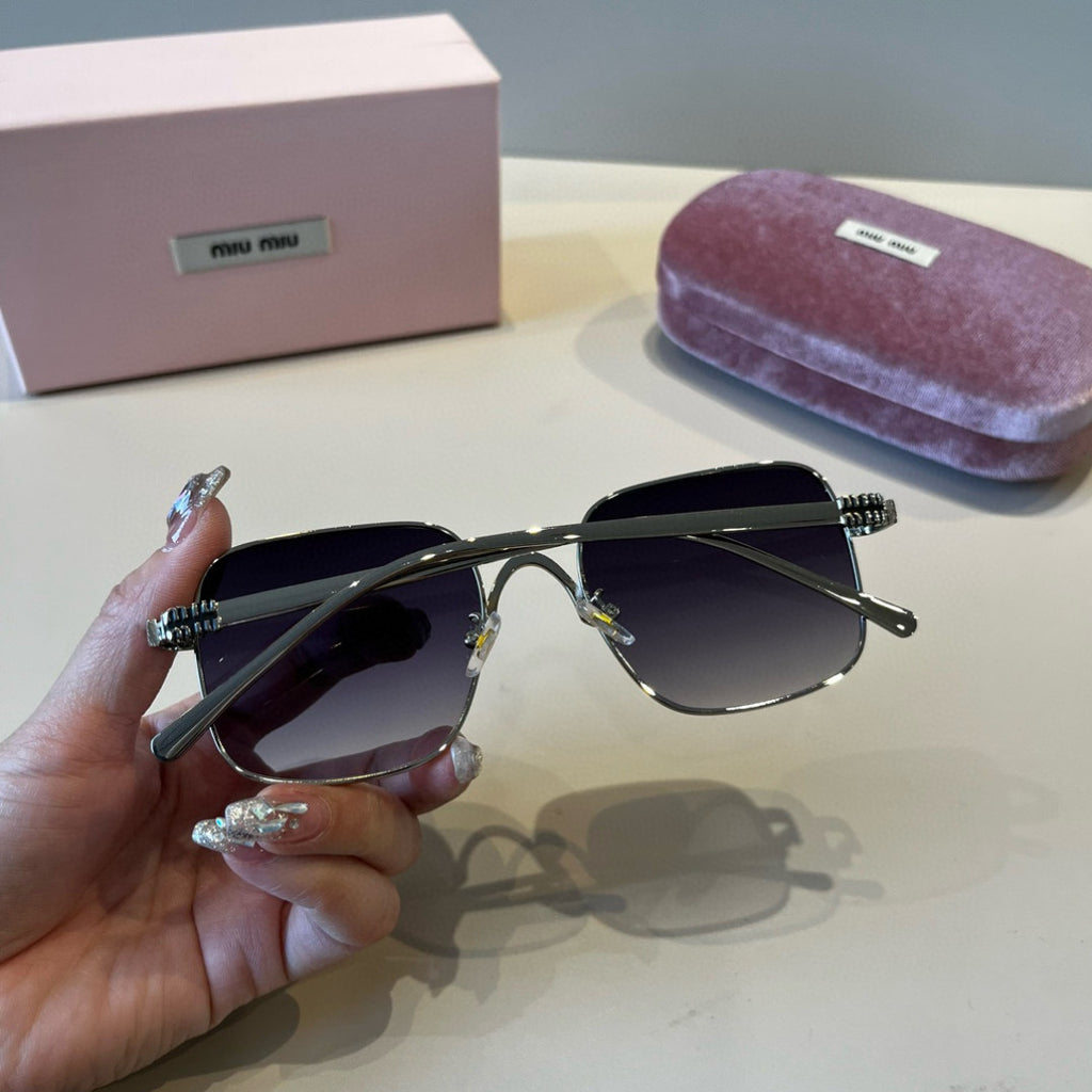 Miu Miu Fashion Silver Lens Sunglasses for Men & Women - 358724 - detail image 6