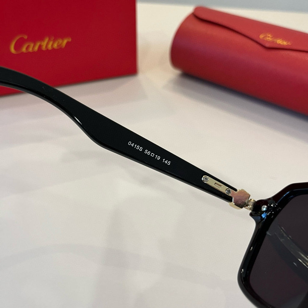 Cartier Aviator Black Lens Sunglasses for Men - detail image 10