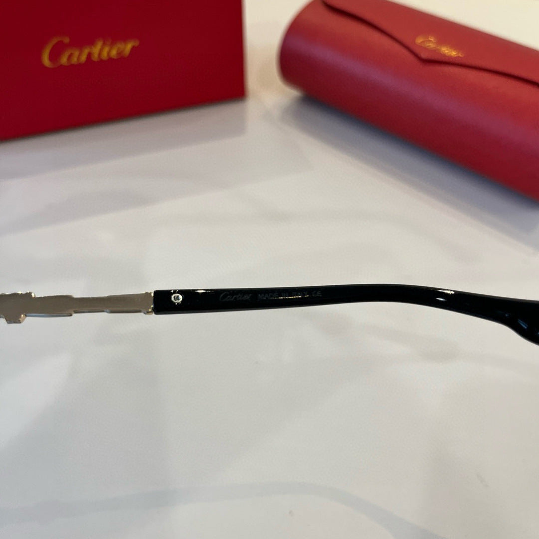 Cartier Lightweight Metal Rimless Silver Lens Sunglasses for Men & Wo - 998271 - detail image 8