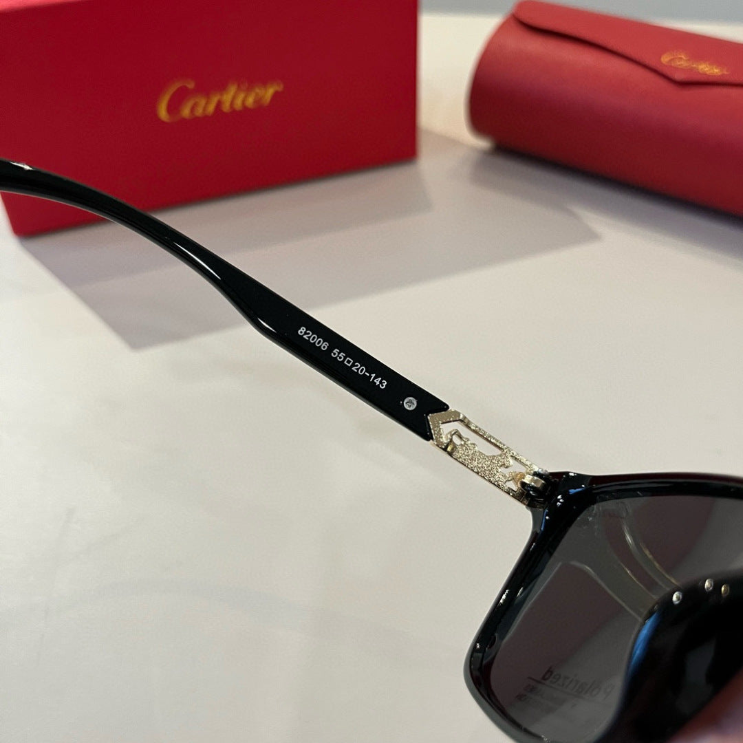 Cartier Fashion Black Lens Sunglasses for Men & Women - 358552 - detail image 10