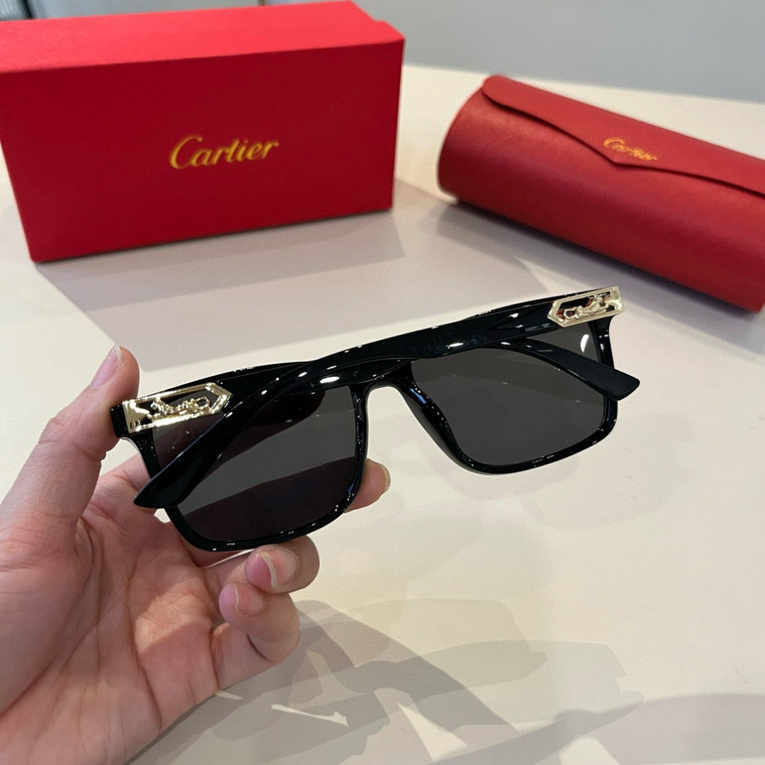 Cartier Fashion Black Lens Sunglasses for Men & Women - 358552 - detail image 7