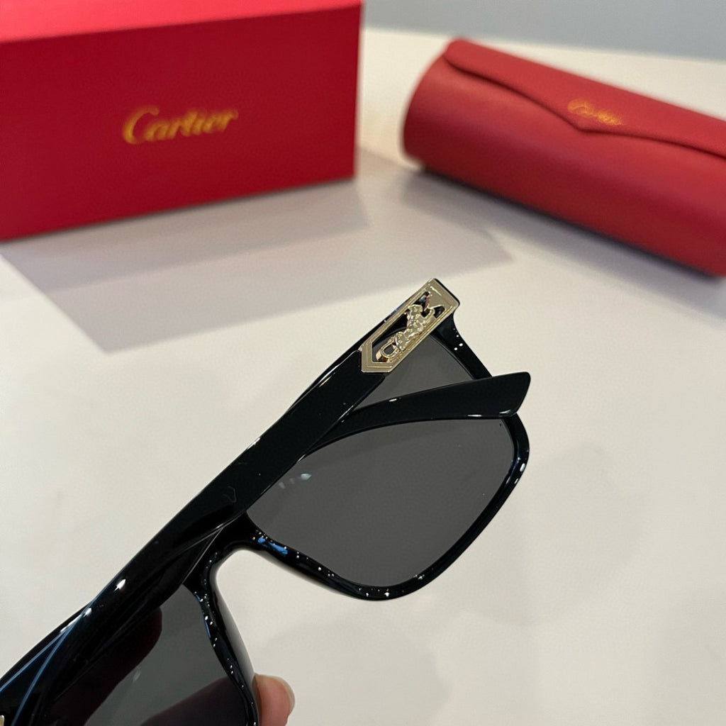 Cartier Fashion Black Lens Sunglasses for Men & Women - 487281 - detail image 8