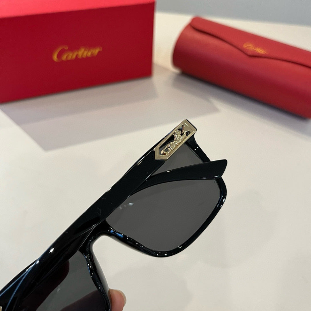 Cartier Fashion Black Lens Sunglasses for Men & Women - 465823 - detail image 8