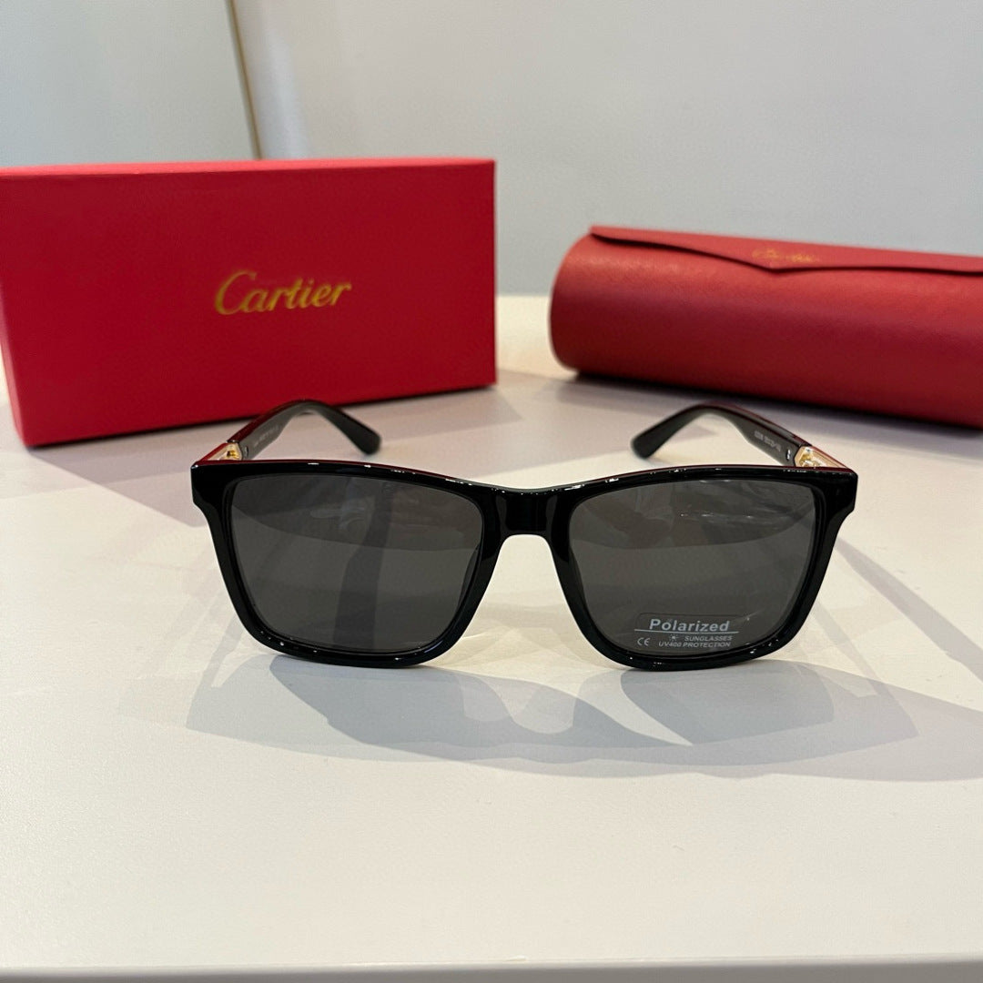 Cartier Fashion Black Lens Sunglasses for Men & Women - 358552 - detail image 2