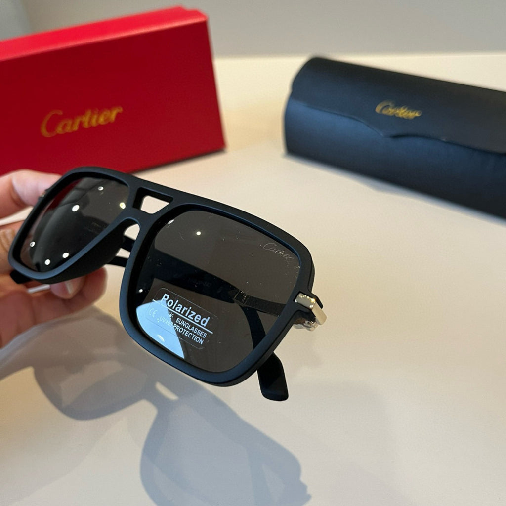 Cartier Fashion Black Lens Sunglasses for Men & Women - 358553 - detail image 7