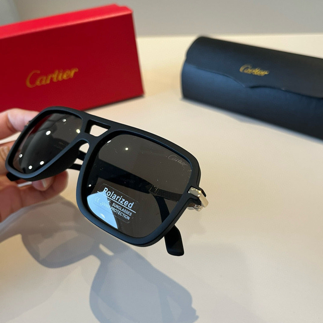 Cartier Fashion Black Lens Sunglasses for Men & Women - 358553 - detail image 7