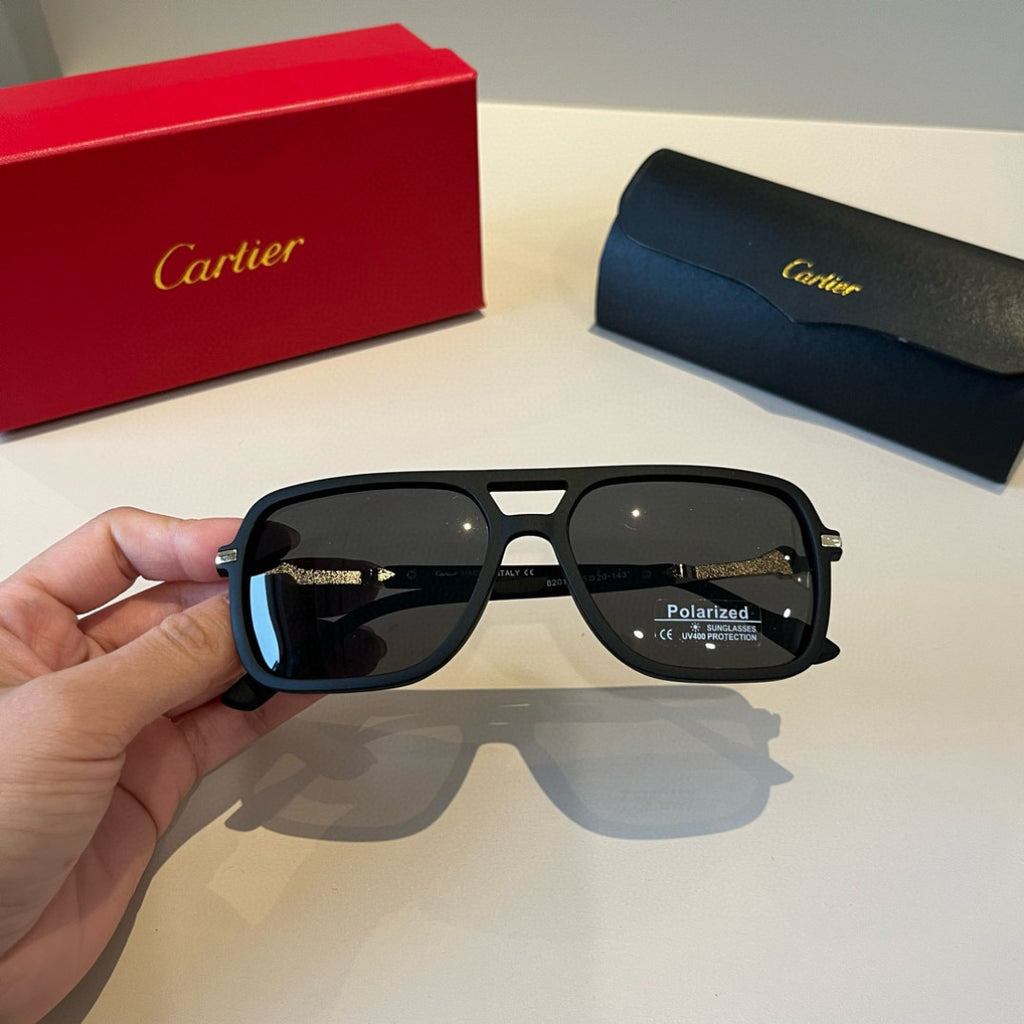 Cartier Fashion Black Lens Sunglasses for Men & Women - 358553 - detail image 5