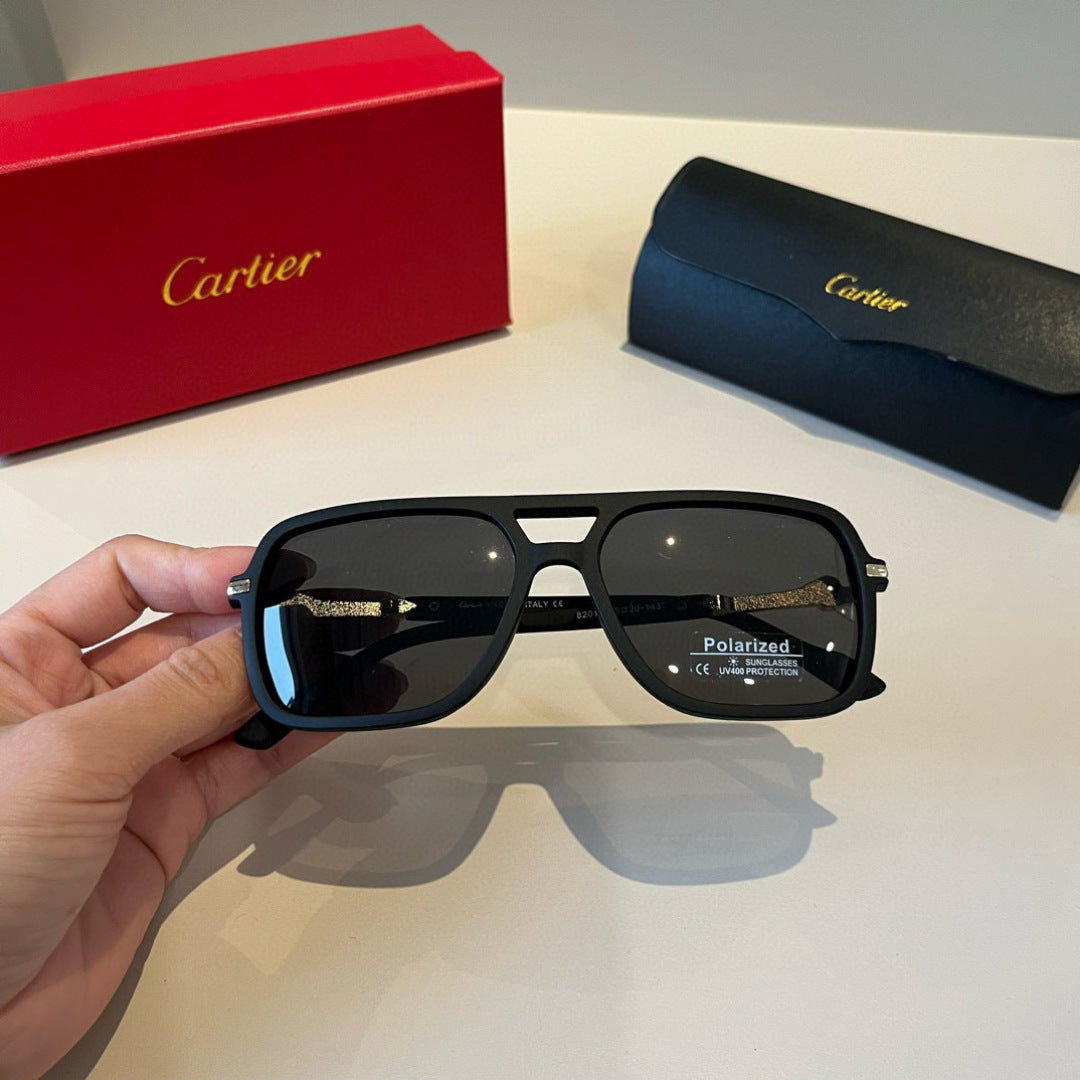 Cartier Fashion Black Lens Sunglasses for Men & Women - 358553 - detail image 5