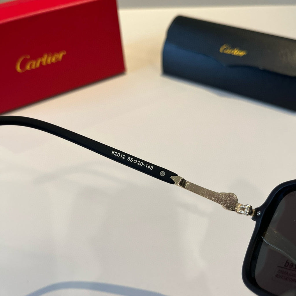 Cartier Fashion Black Lens Sunglasses for Men & Women - 358553 - detail image 10