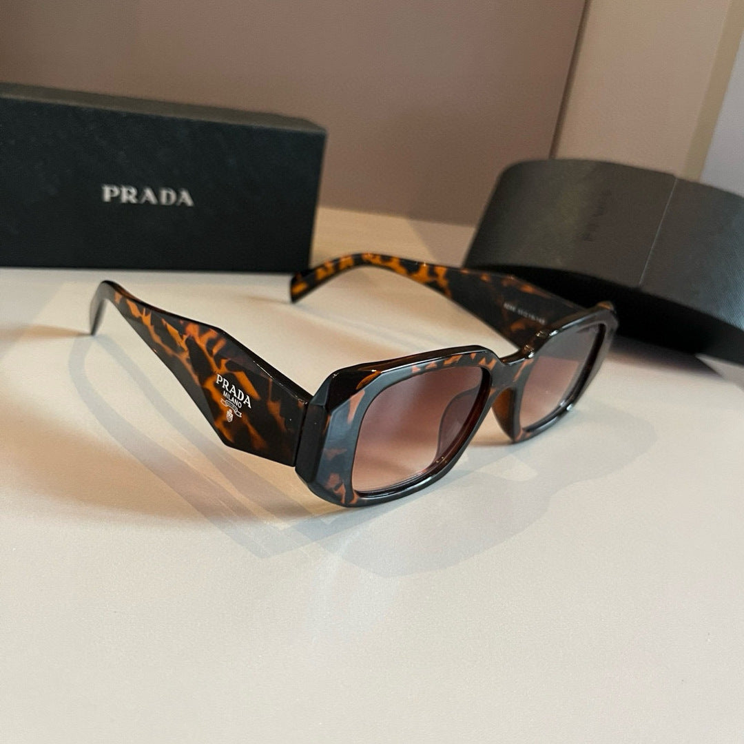 Prada SPR17WF Fashion Brown Lens Sunglasses for Men & Women - 398951