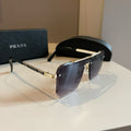Prada Polarized Fashion Gold Lens Sunglasses for Men - 358437