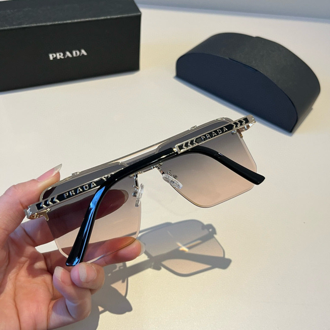 Prada Polarized Fashion Brown Lens Sunglasses for Men - 358378 - detail image 6