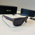 Prada Fashion Black Lens Sunglasses for Men & Women - 432145