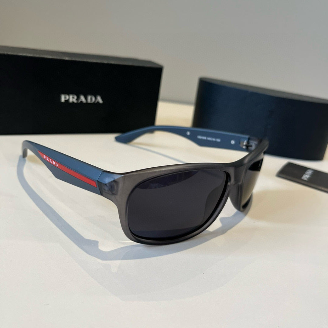 Prada Fashion Black Lens Sunglasses for Men & Women - 432145