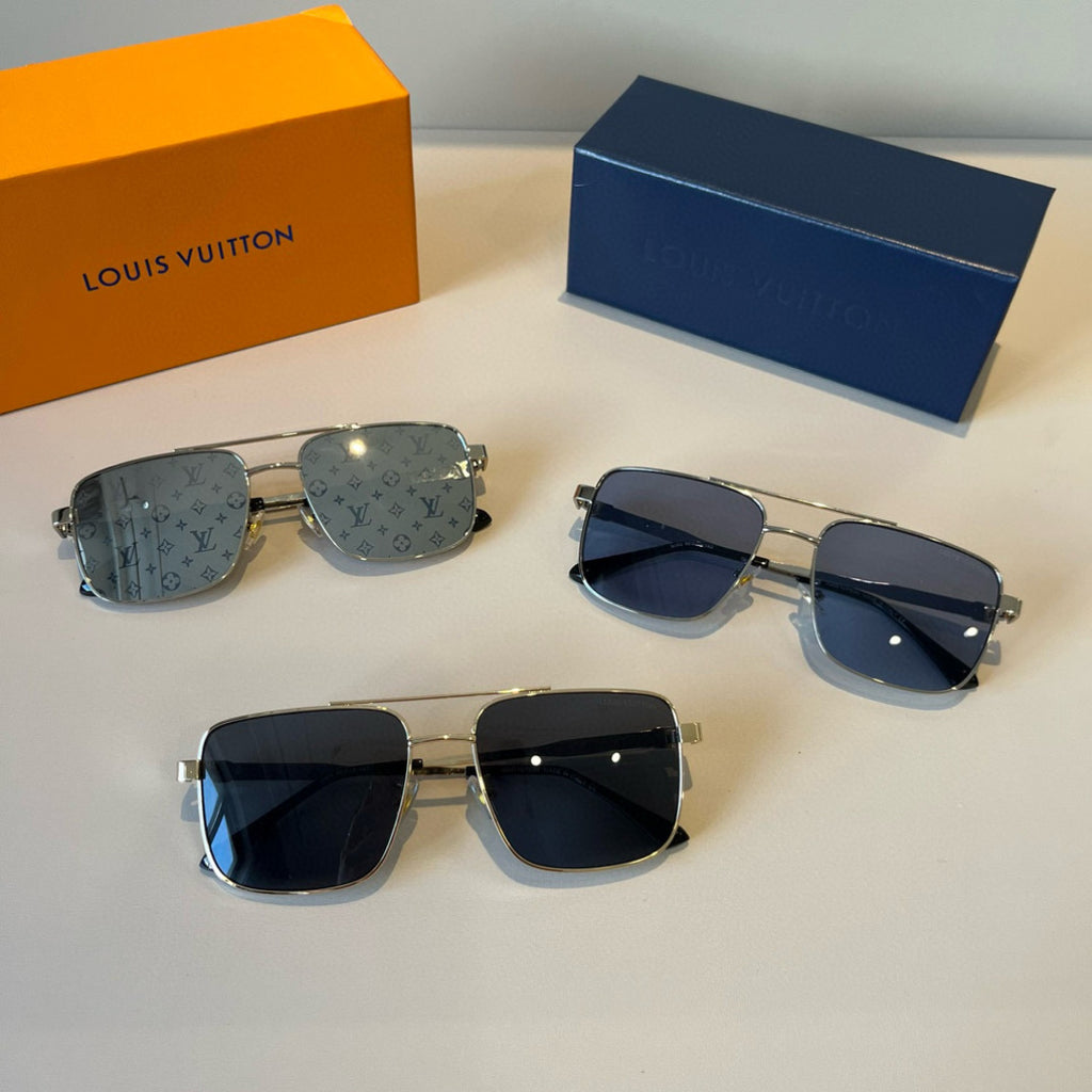 Louis Vuitton Metal Aviator Silver Lens Sunglasses for Men & Women - 997425 - detail image 10