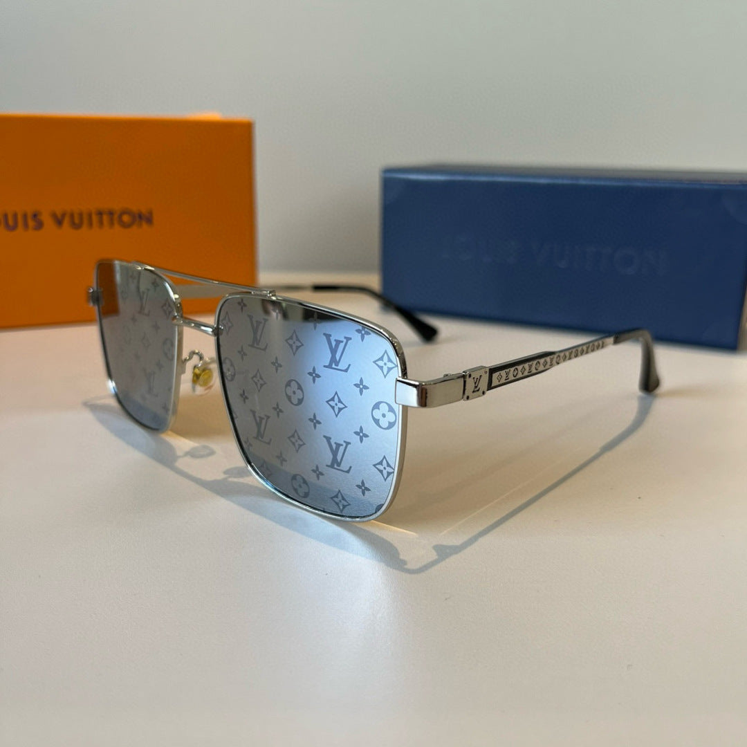 Louis Vuitton Metal Aviator Silver Lens Sunglasses for Men & Women - 997425 - detail image 3