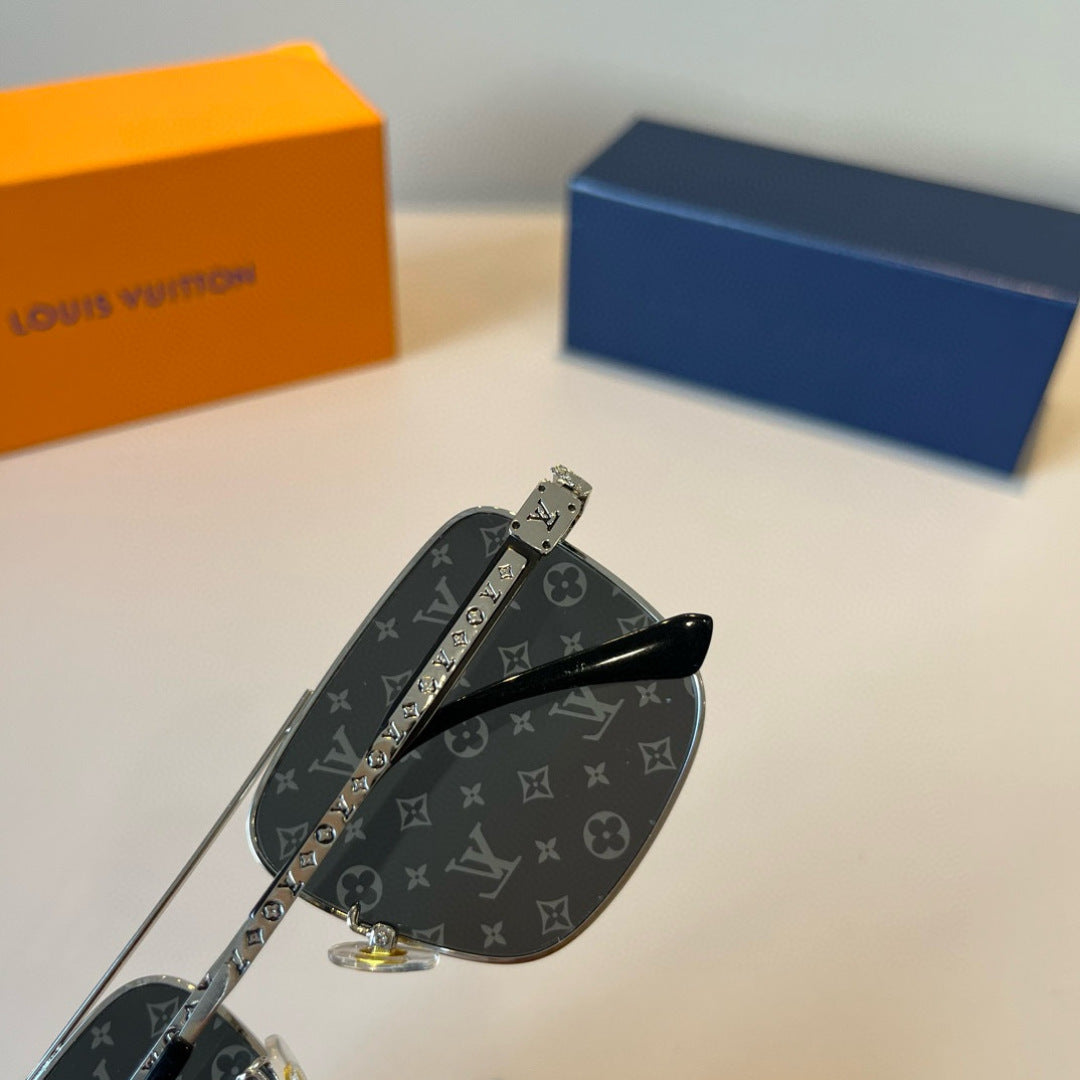 Louis Vuitton Metal Aviator Silver Lens Sunglasses for Men & Women - 997425 - detail image 9