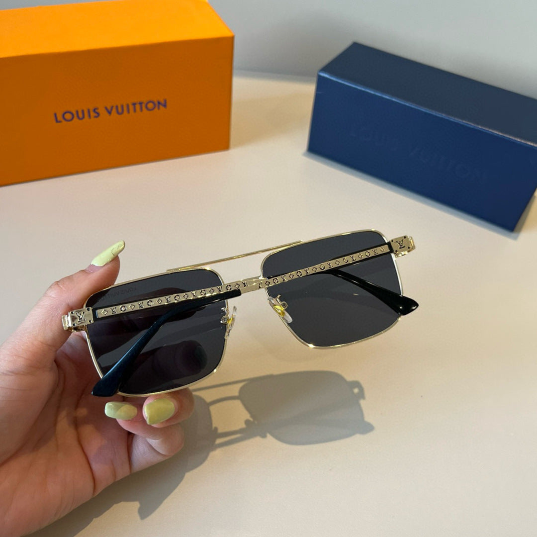 Louis Vuitton Metal Aviator Silver Lens Sunglasses for Men & Women - 997426 - detail image 6