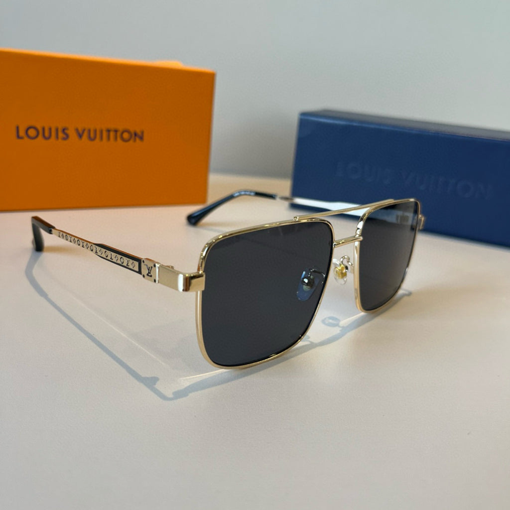 Louis Vuitton Metal Aviator Silver Lens Sunglasses for Men & Women - 997426