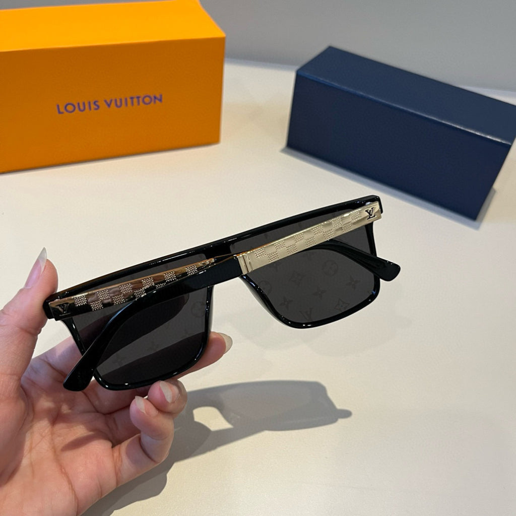 Louis Vuitton Metal Aviator Black Lens Sunglasses for Men & Women - 997428 - detail image 6