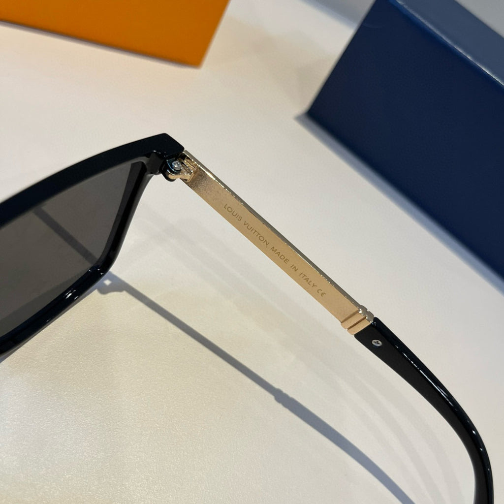 Louis Vuitton Metal Aviator Black Lens Sunglasses for Men & Women - 997428 - detail image 5