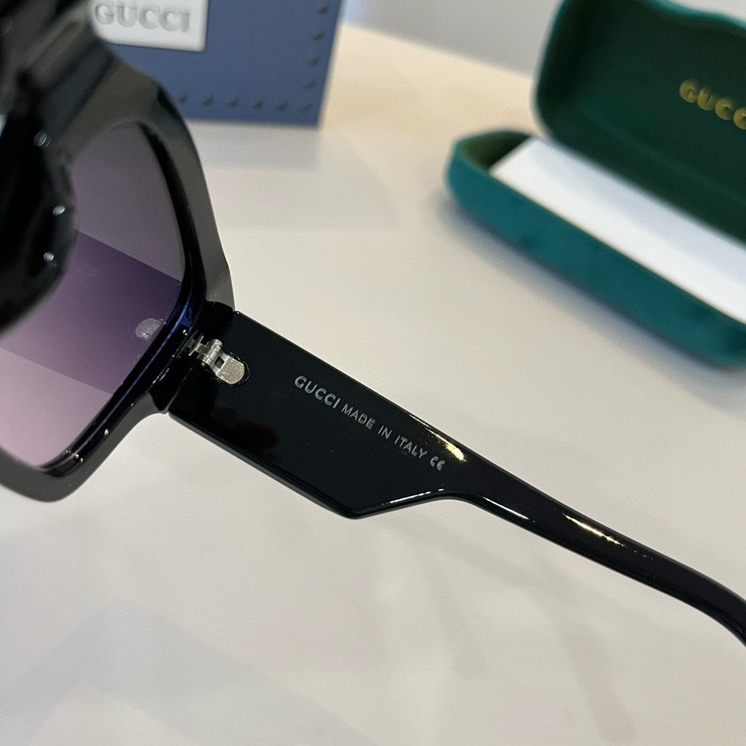 Gucci Oversized Silver Lens Sunglasses for Women - 398290 - detail image 9