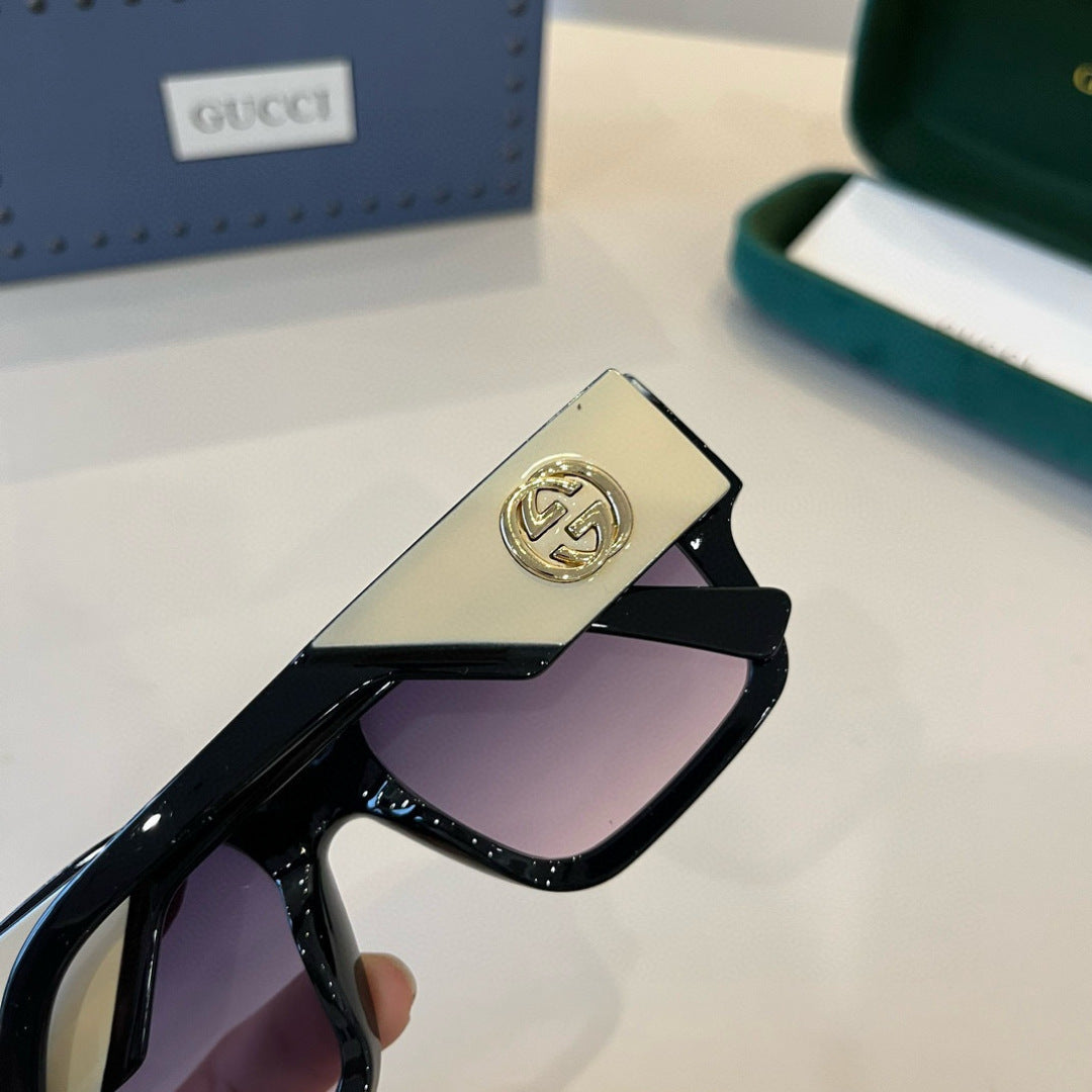 Gucci Oversized Silver Lens Sunglasses for Women - 398290 - detail image 7