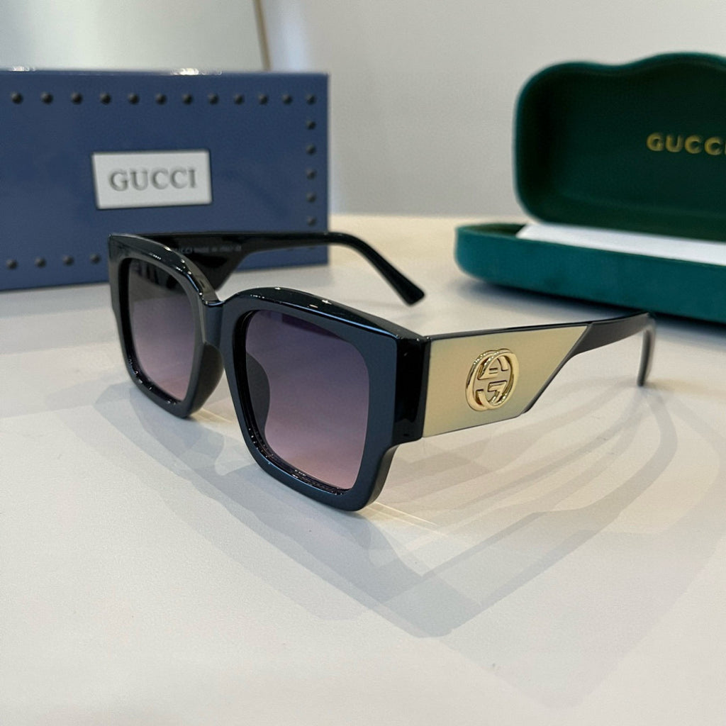 Gucci Oversized Silver Lens Sunglasses for Women - 398290 - detail image 3