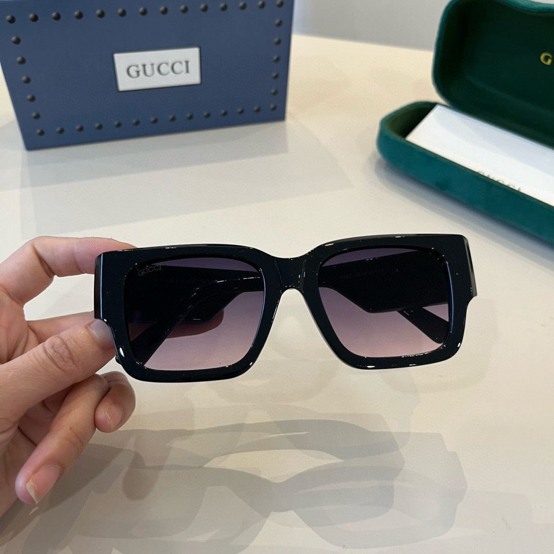 Gucci Oversized Silver Lens Sunglasses for Women - 398290 - detail image 6