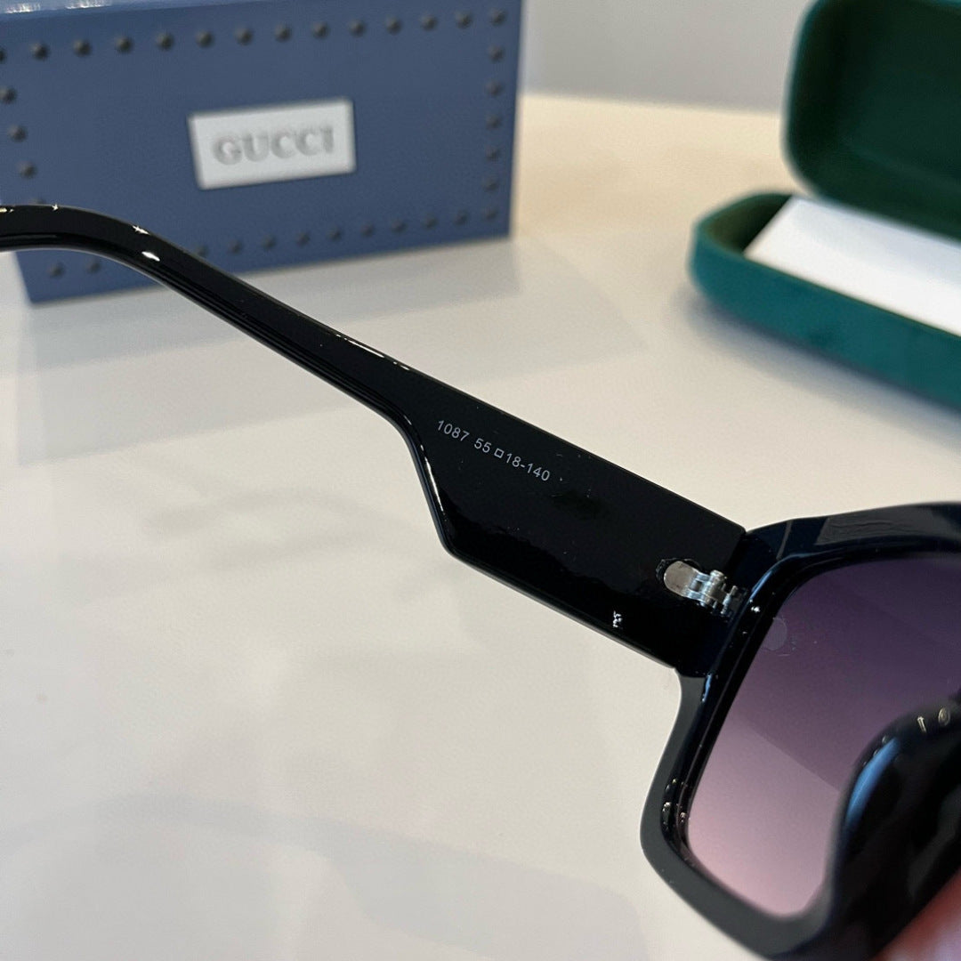 Gucci Oversized Silver Lens Sunglasses for Women - 398290 - detail image 10