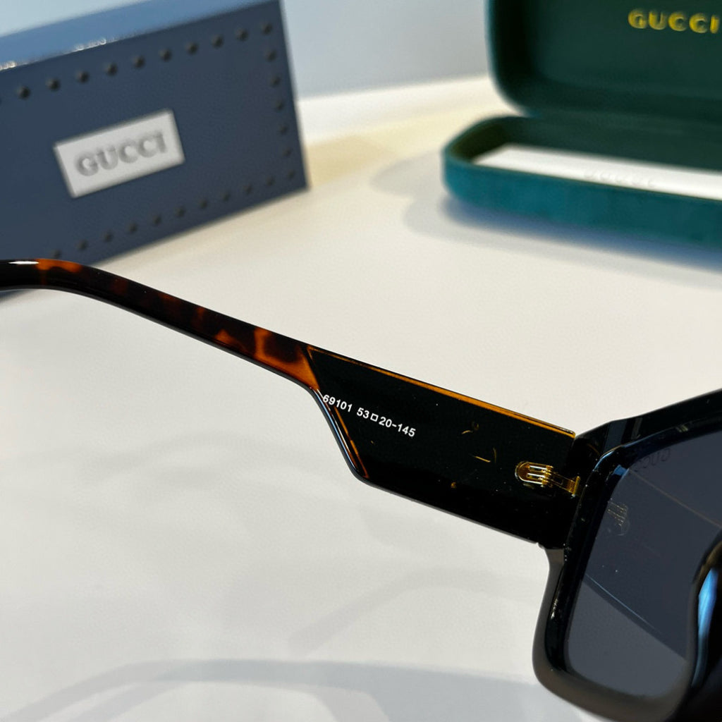 Gucci Oversized Black Lens Sunglasses for Women - 398291 - detail image 9