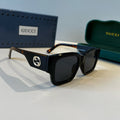 Gucci Oversized Black Lens Sunglasses for Women - 398291