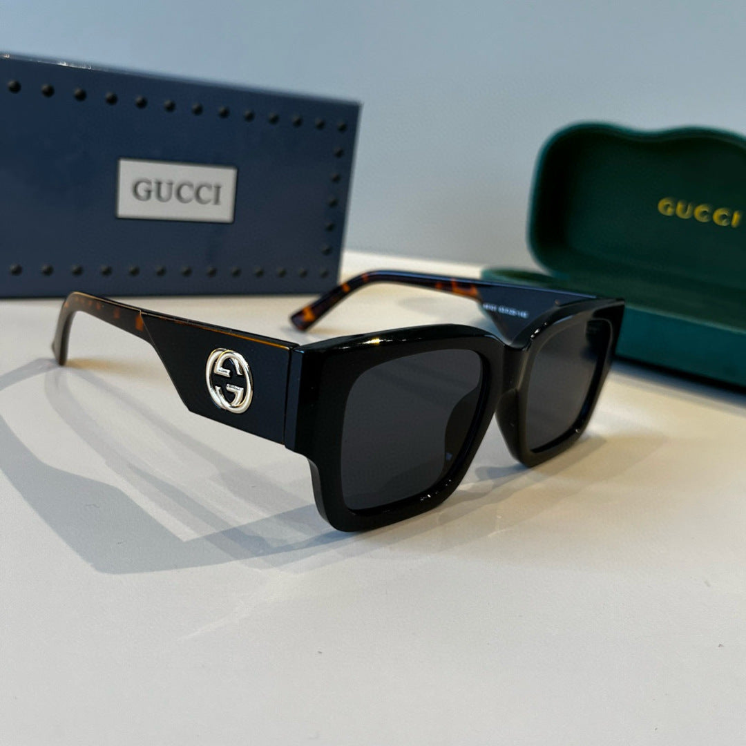 Gucci Oversized Black Lens Sunglasses for Women - 398291