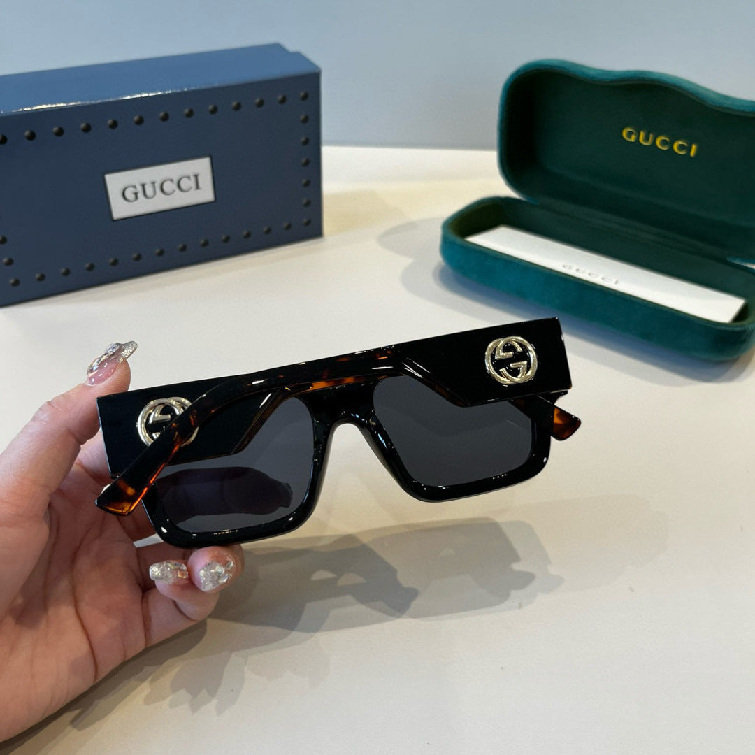Gucci Oversized Black Lens Sunglasses for Women - 398291 - detail image 6
