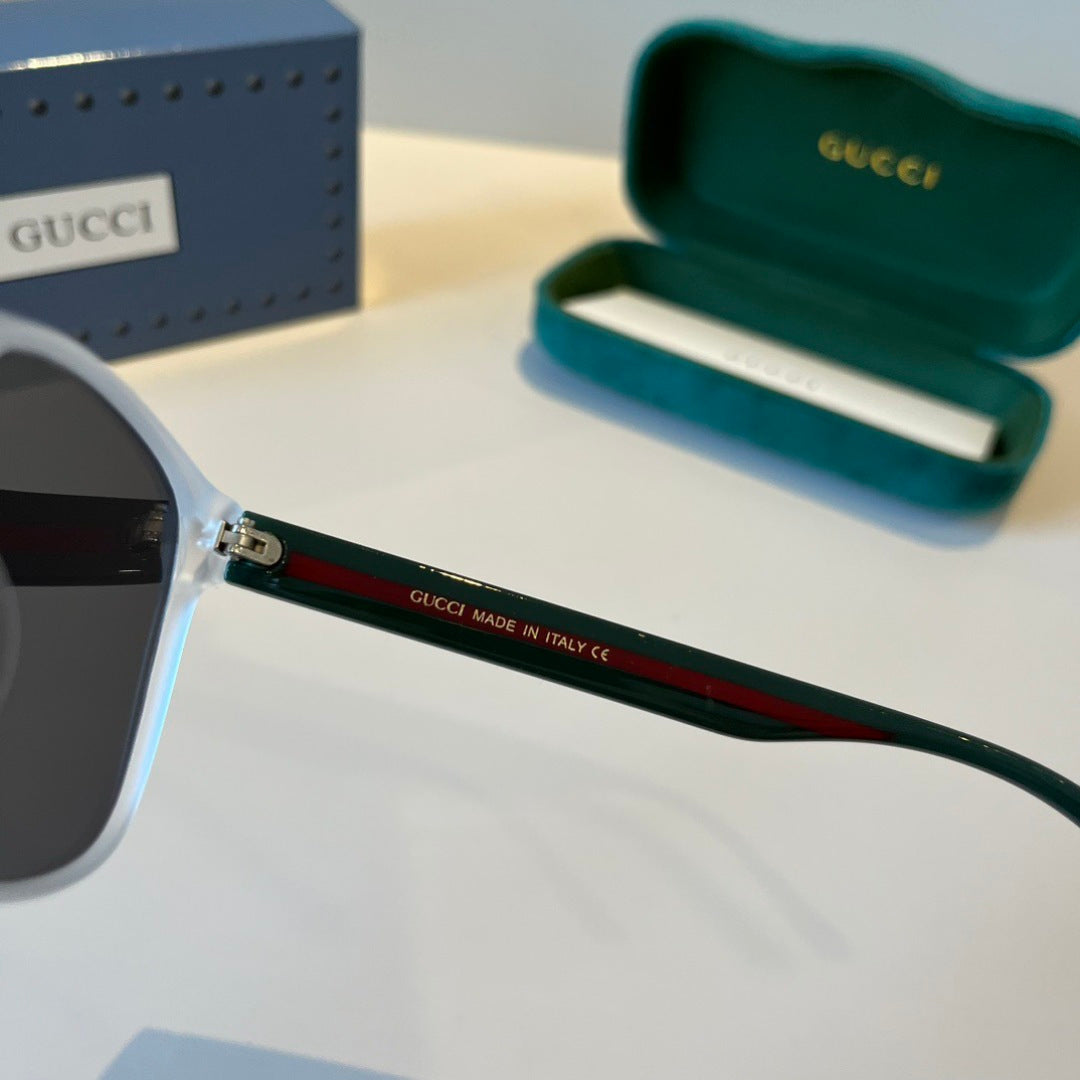 Gucci Metal Aviator Black Lens Sunglasses for Men & Women - 997595 - detail image 5