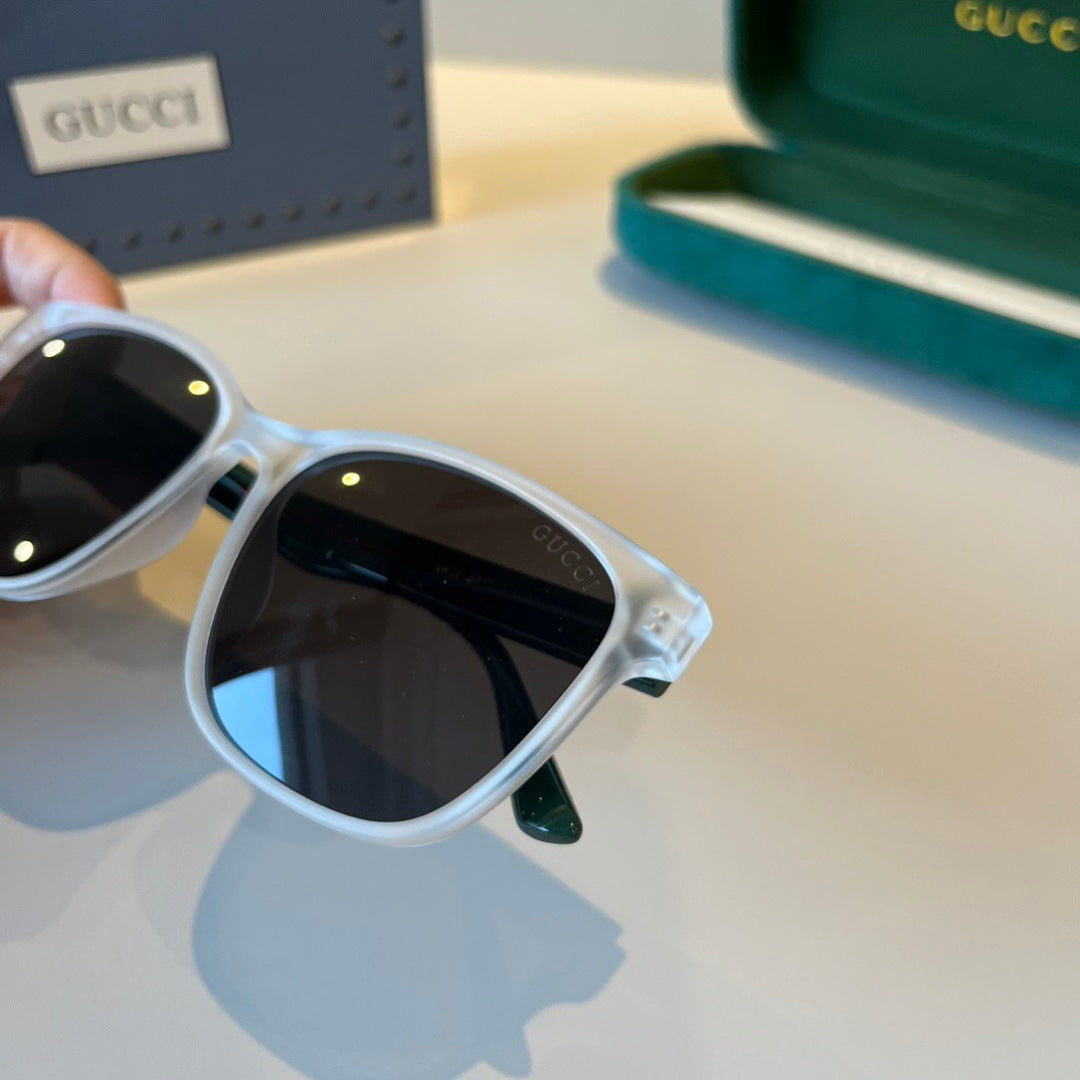 Gucci Metal Aviator Black Lens Sunglasses for Men & Women - 997595 - detail image 9