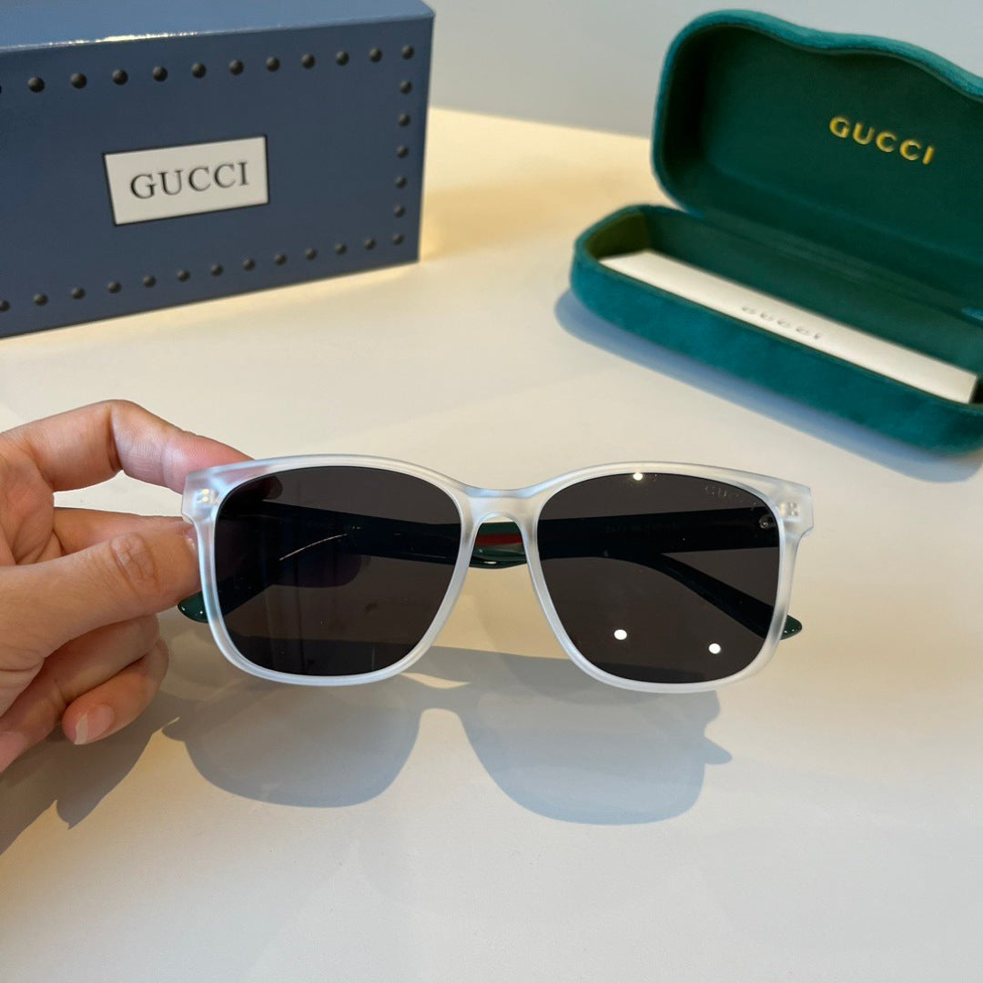 Gucci Metal Aviator Black Lens Sunglasses for Men & Women - 997595 - detail image 10