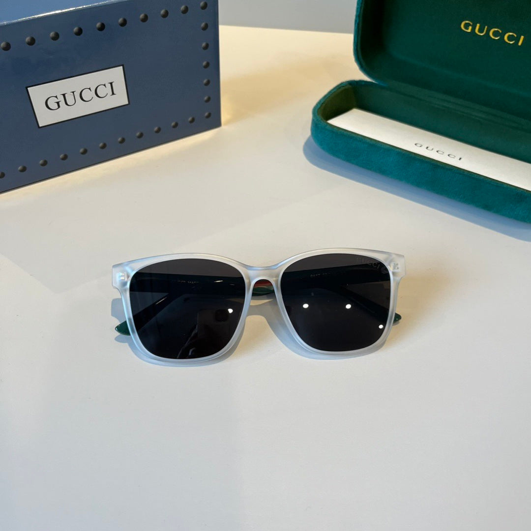Gucci Metal Aviator Black Lens Sunglasses for Men & Women - 997595 - detail image 11