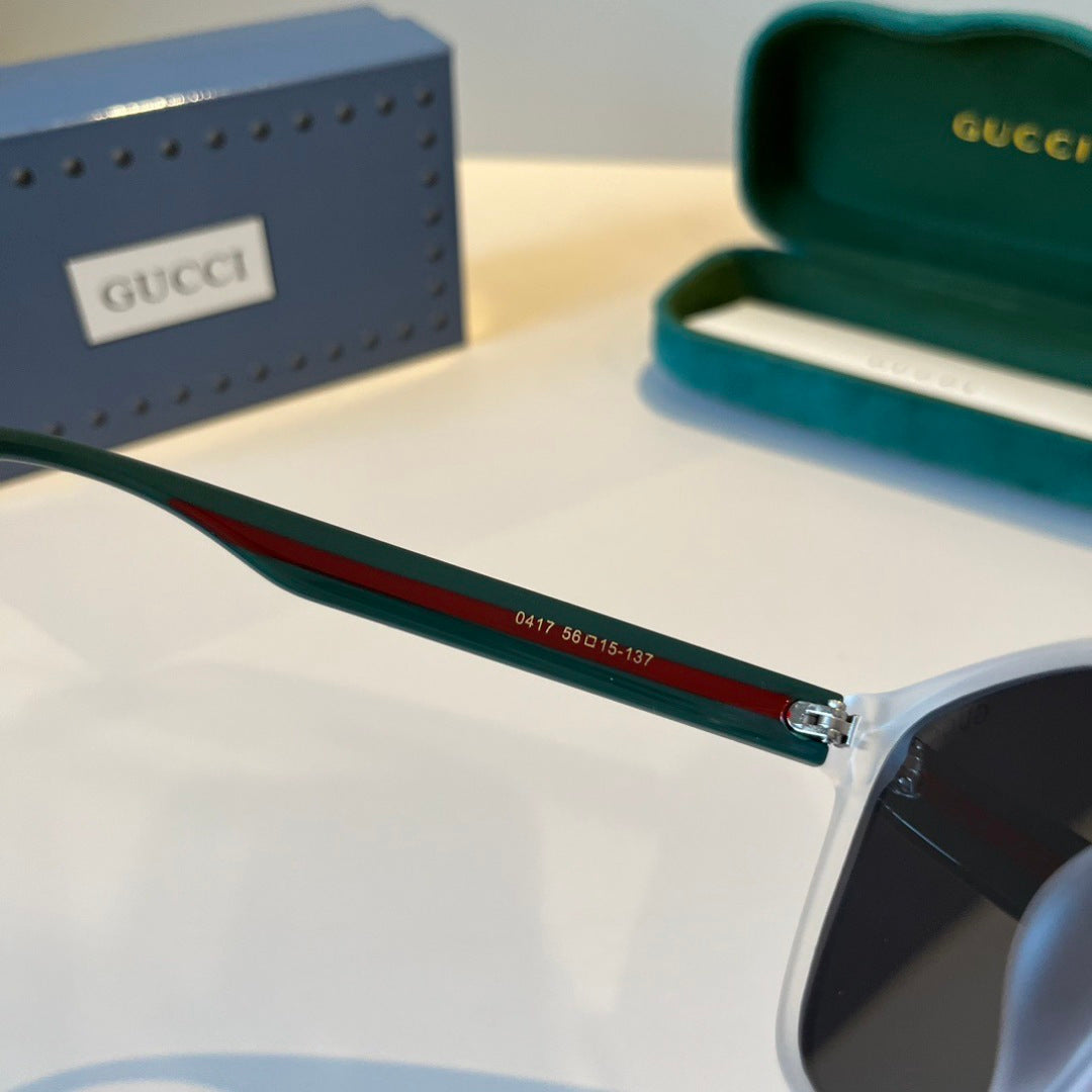 Gucci Metal Aviator Black Lens Sunglasses for Men & Women - 997595 - detail image 6