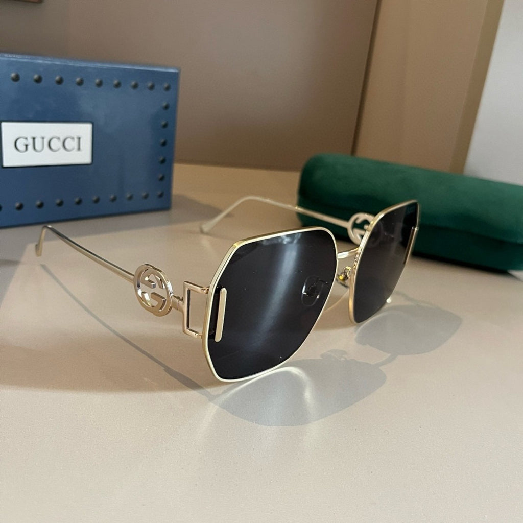 Gucci Fashion Gold Lens Sunglasses for Men & Women - 997596