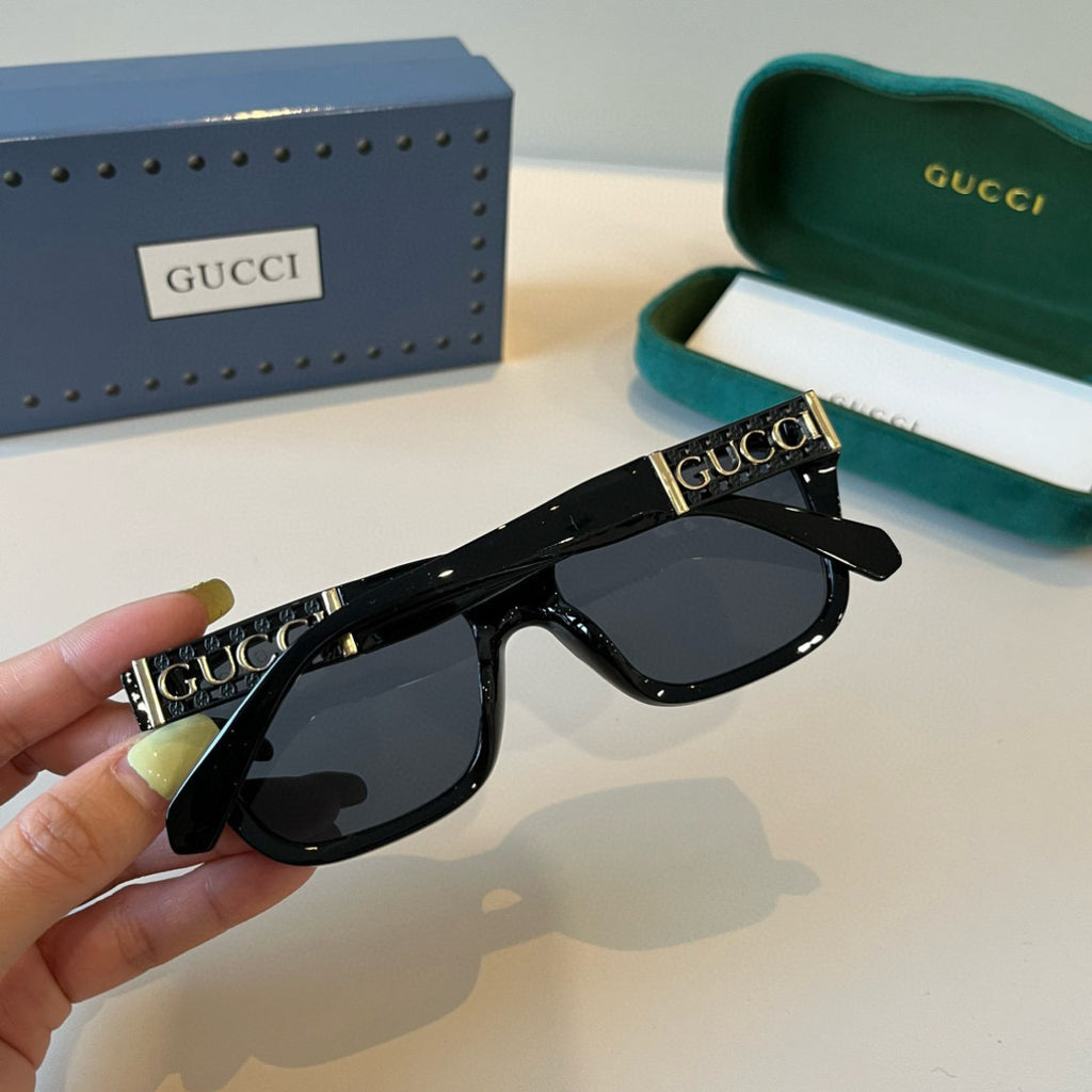Gucci Oversized Black Lens Sunglasses for Men & Women - 997598 - detail image 10