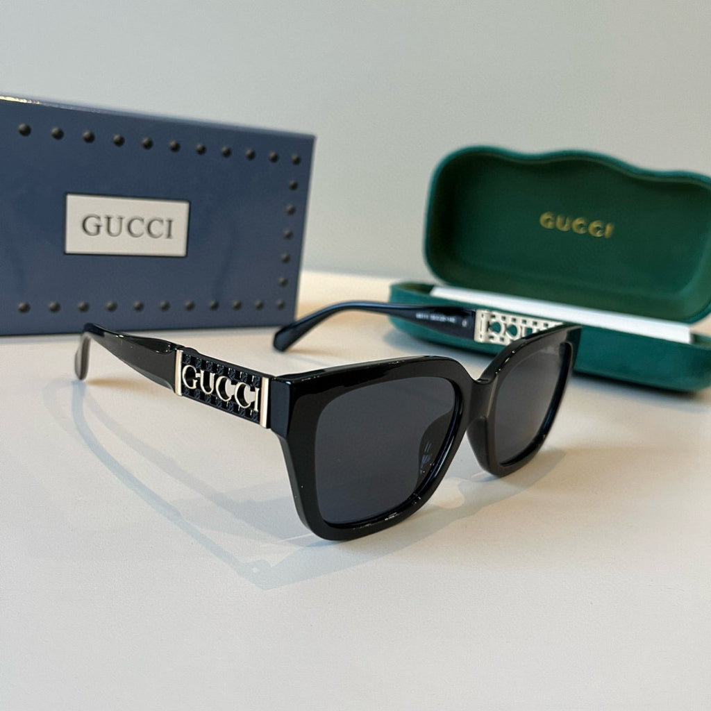 Gucci Oversized Black Lens Sunglasses for Men & Women - 997598