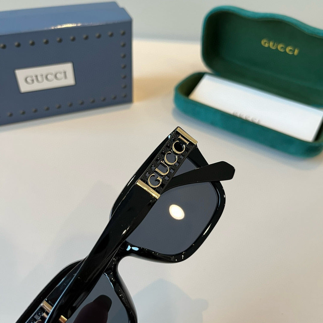 Gucci Oversized Black Lens Sunglasses for Men & Women - 997598 - detail image 8