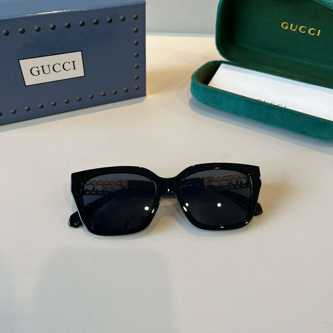 Gucci Oversized Black Lens Sunglasses for Men & Women - 997598 - detail image 9